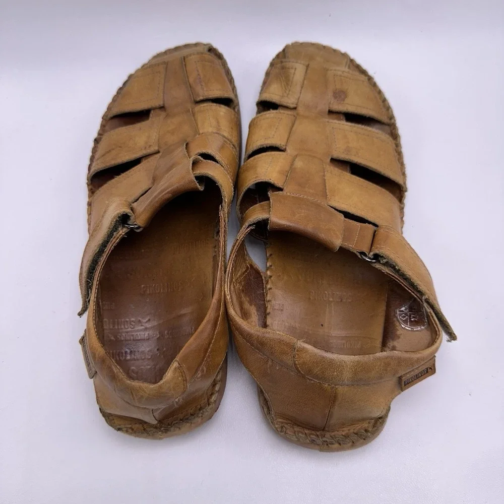 Pikolinos‎ Tarifa  Leather Fisherman Sandals Mens Size 44 US 10.5